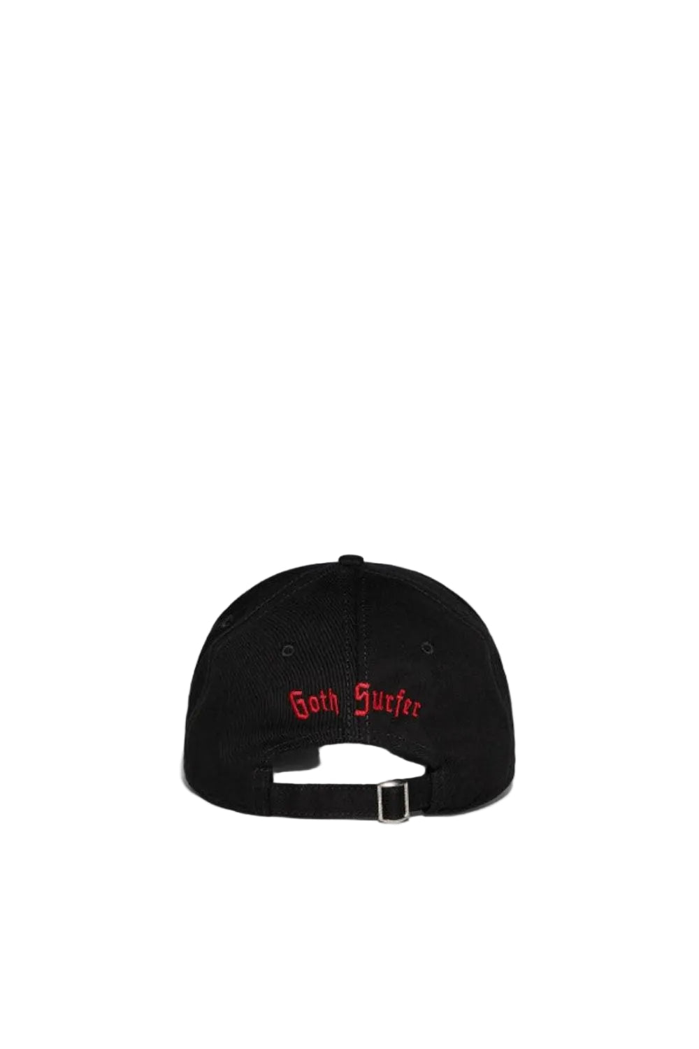 Dsquared2 Men's Cotton Gabardine Baseball Cap - Black/Red