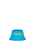 Dsquared2 Men's Embroidered Organic Cotton Gabardine Hat - Caribbean