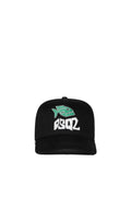 Dsquared2 Men's Cotton Gabardine Baseball Cap - Black