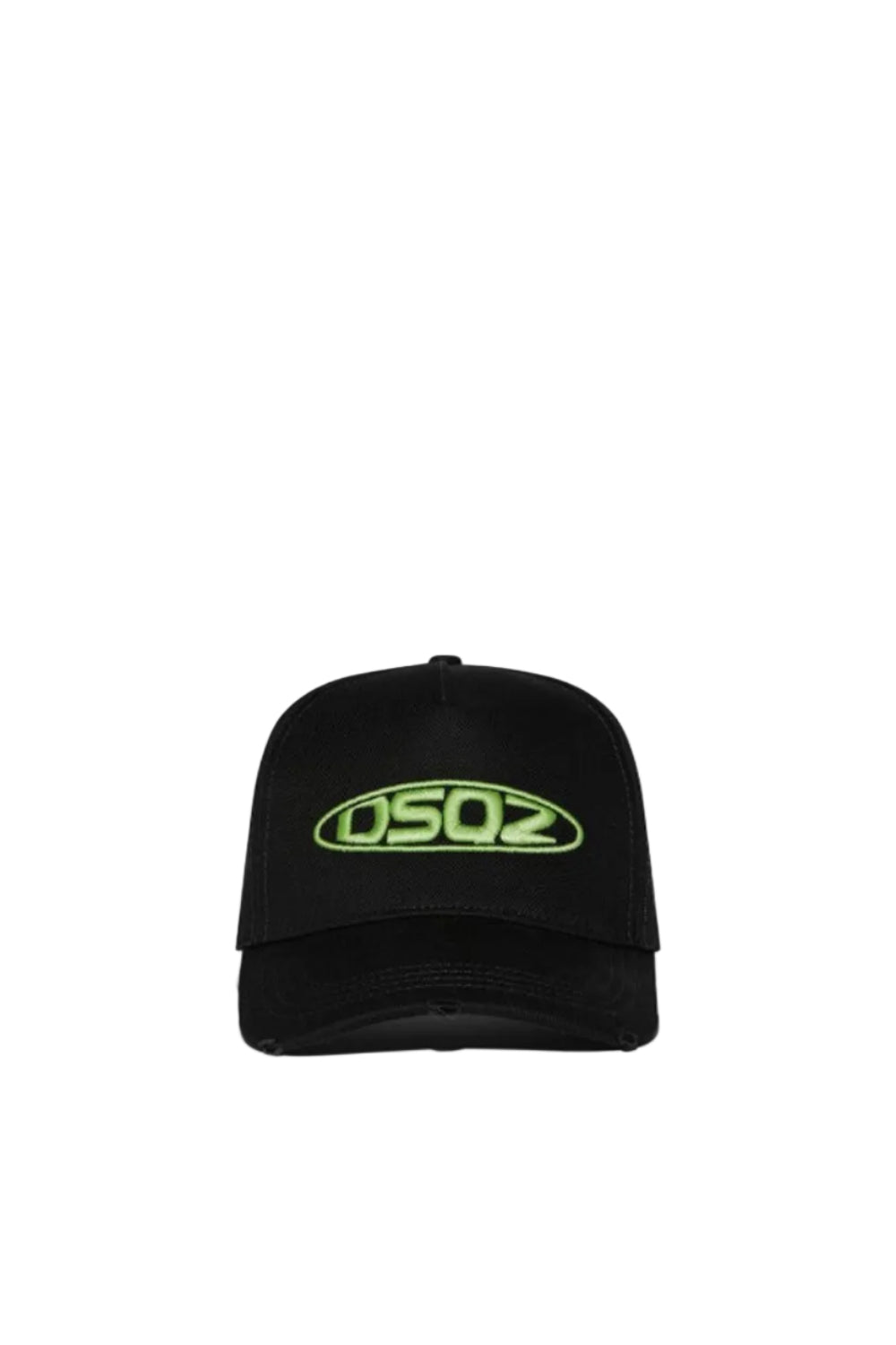 Dsquared2 Men's Cotton Gabardine Baseball Cap - Black/Green