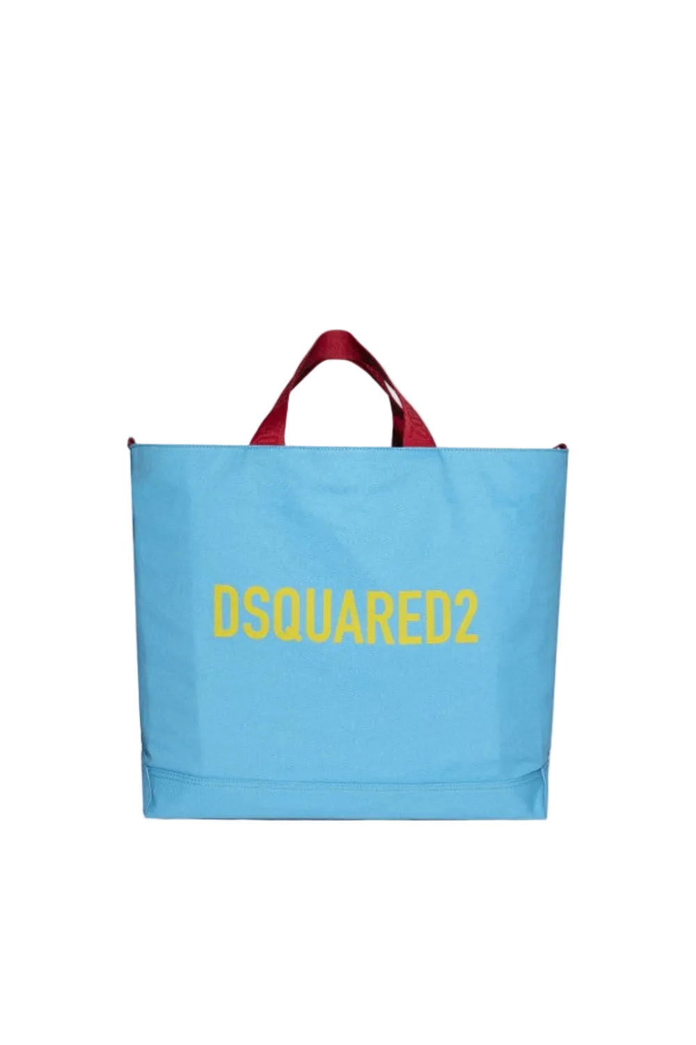 Dsquared2 Men's Logo Print Organic Canvas Shopping Bag - Caribbean