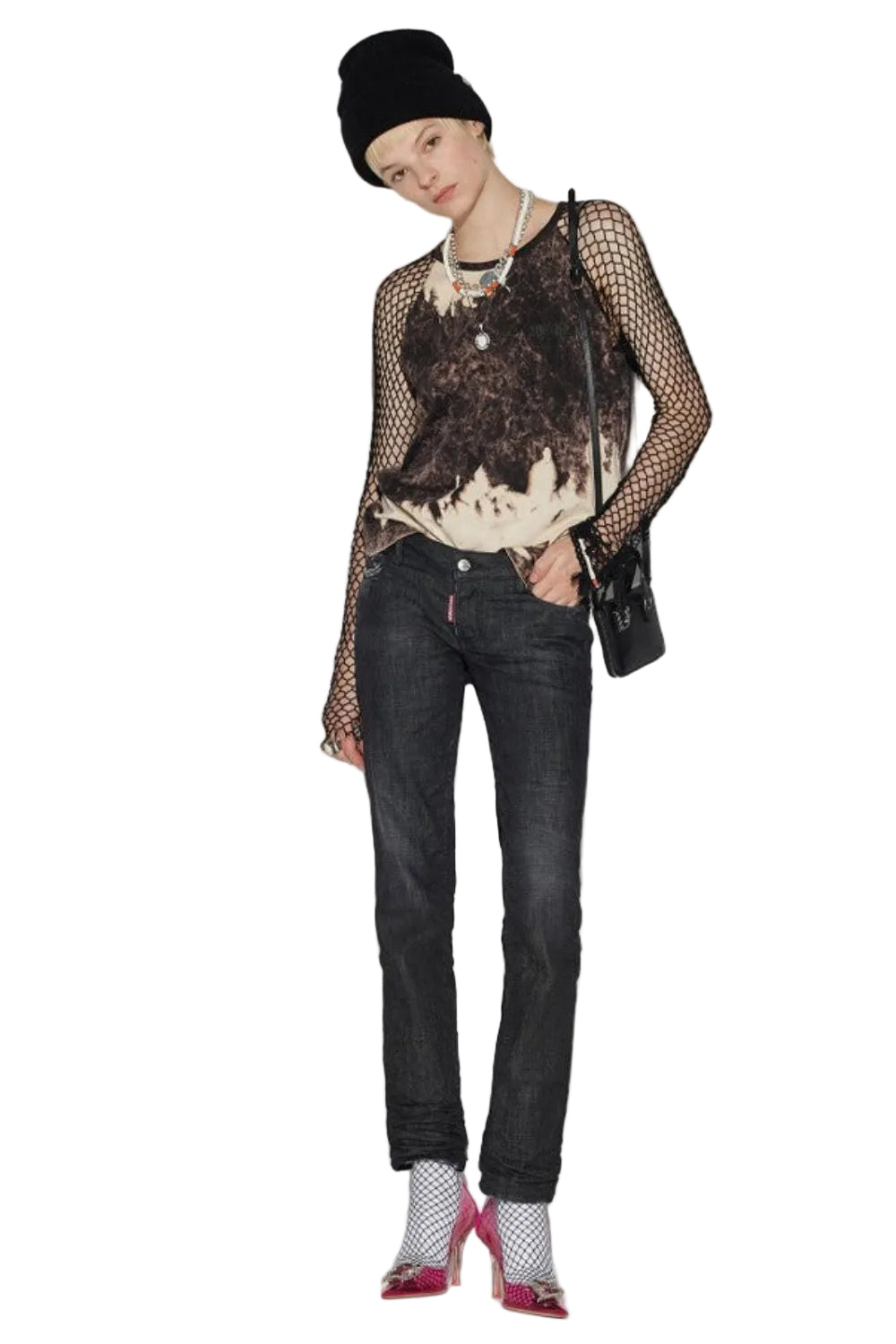 Dsquared2 Women's Jennifer Stretch Denim Jeans - Black