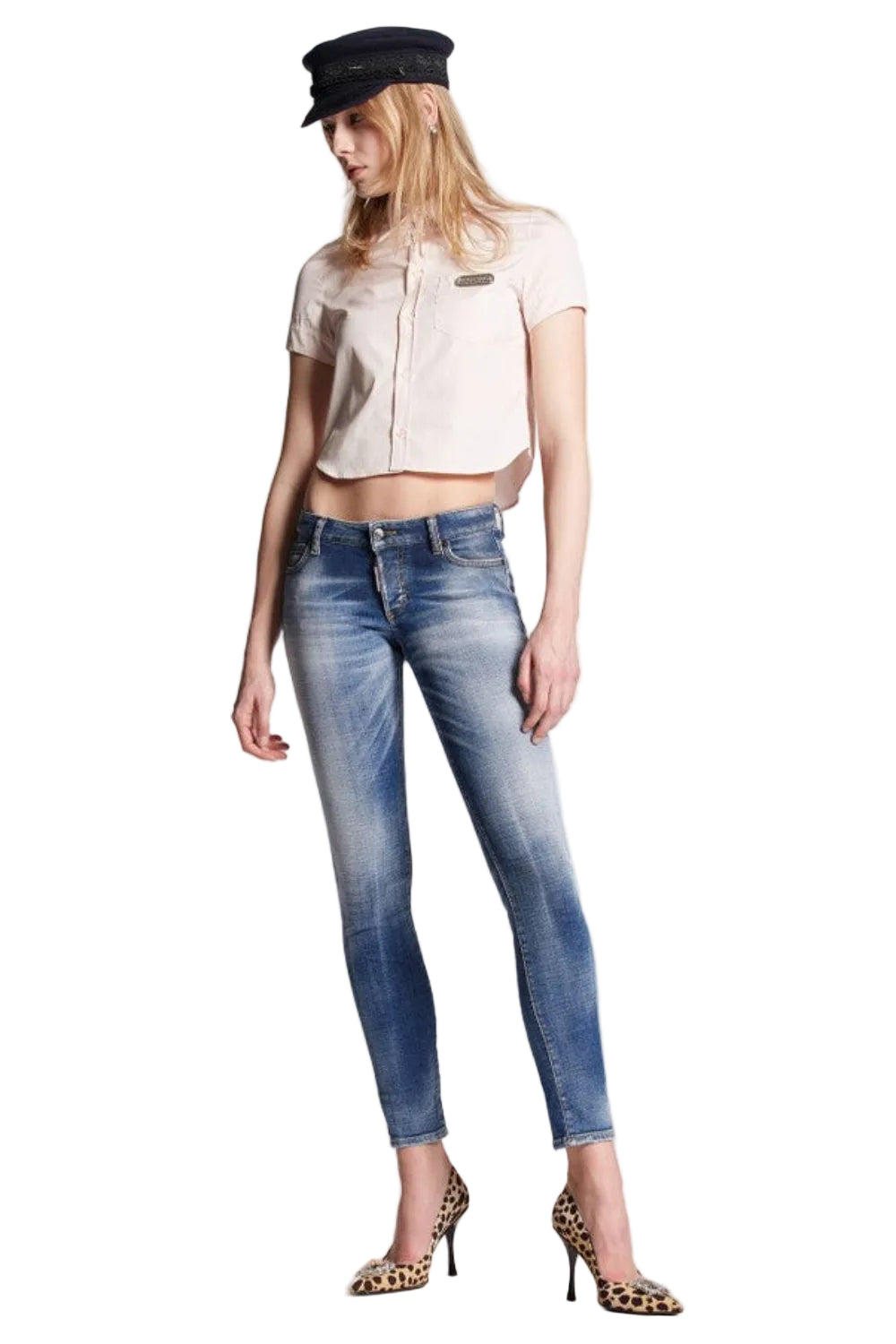 Dsquared2 Women's Jennifer Stretch Denim Jeans - Navy Blue