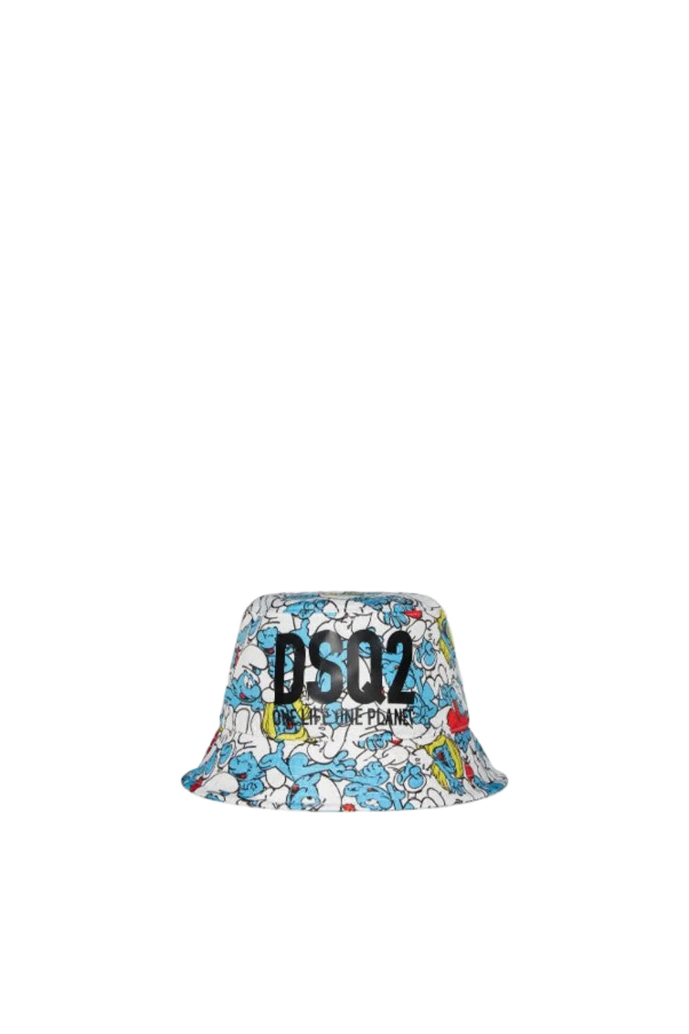Dsquared2 Women's Smurfs Allover Print Recycled Ripstop Hat - Multicolor