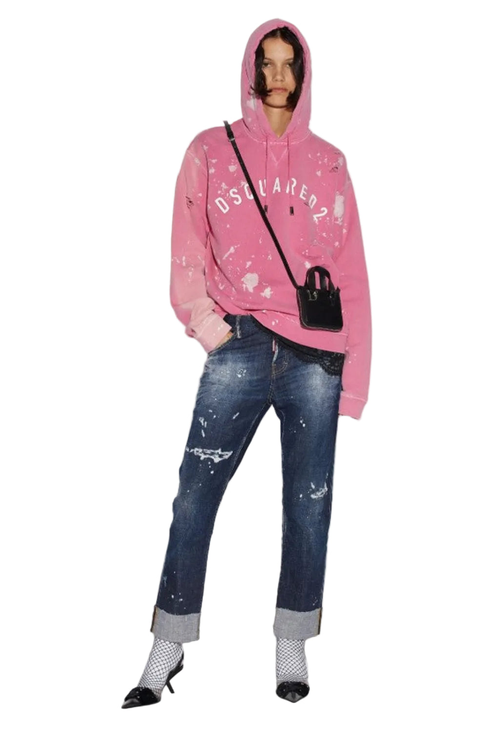 Dsquared2 Women's Cool Girl Crop Denim Jeans - Navy Blue