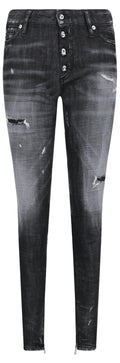 Dsquared2 Women's 5-Pocket Stretch Denim Jeans - Black