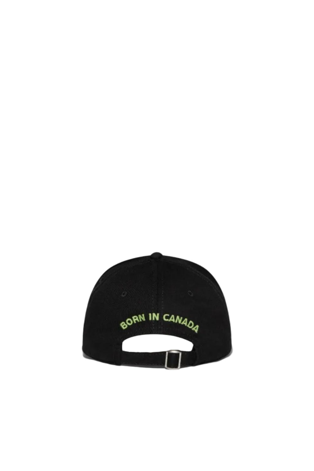 Dsquared2 Men's Cotton Gabardine Baseball Cap - Black/Green
