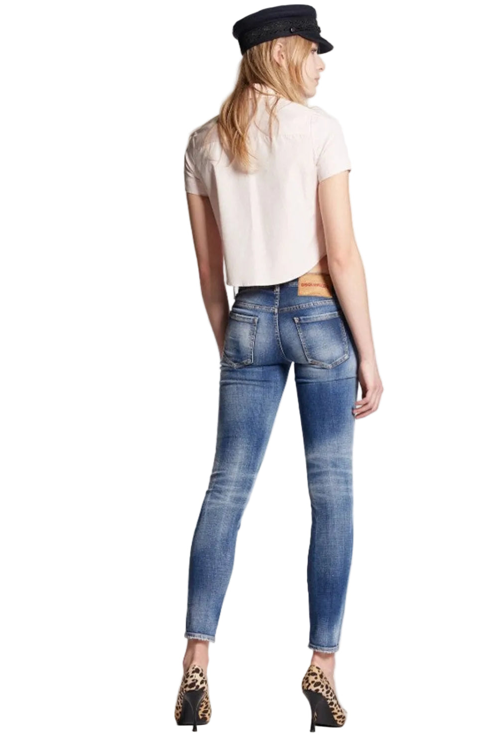 Dsquared2 Women's Jennifer Stretch Denim Jeans - Navy Blue