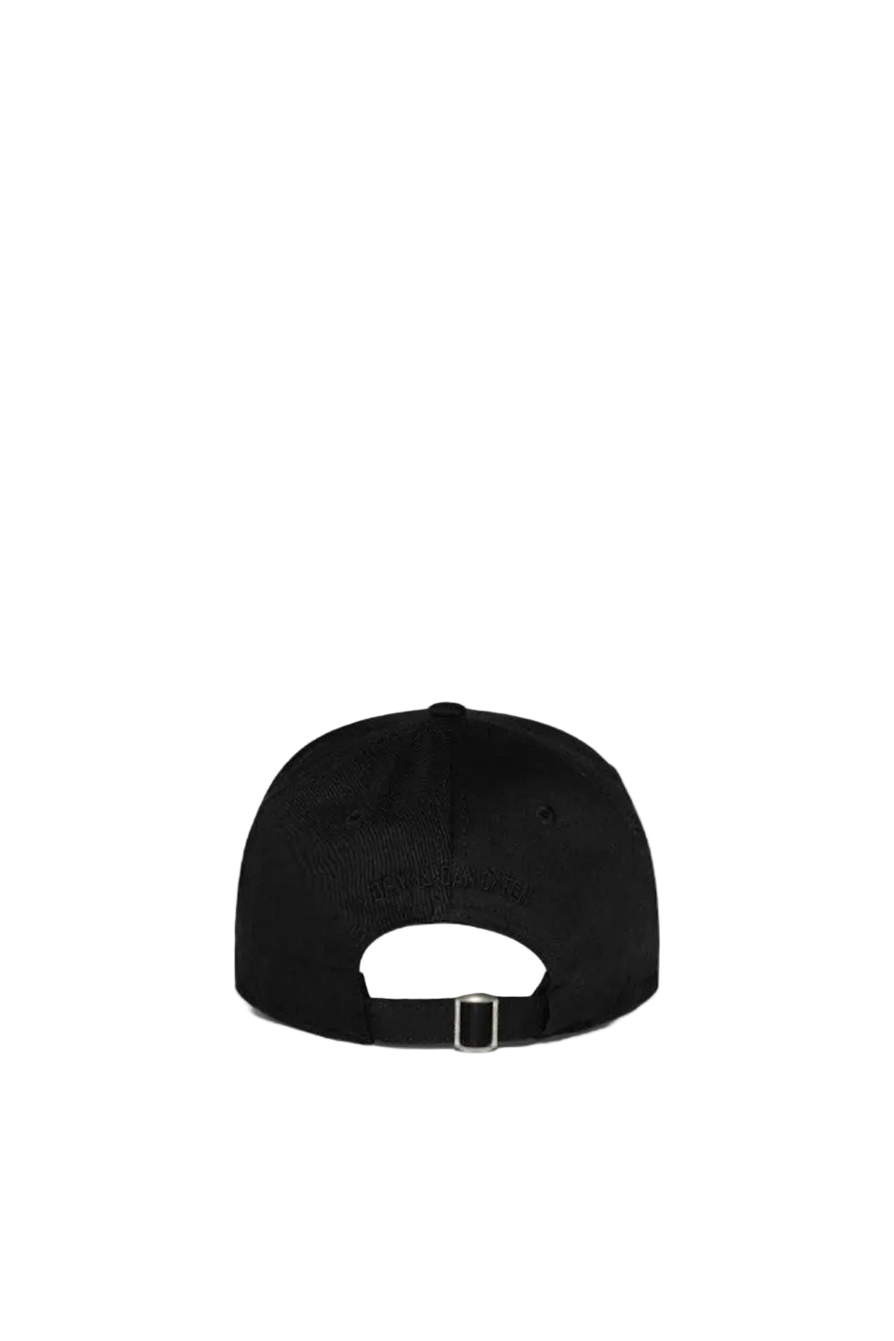 Dsquared2 Men's Shiny Ibra Print Cotton Gabardine Baseball Cap - Black