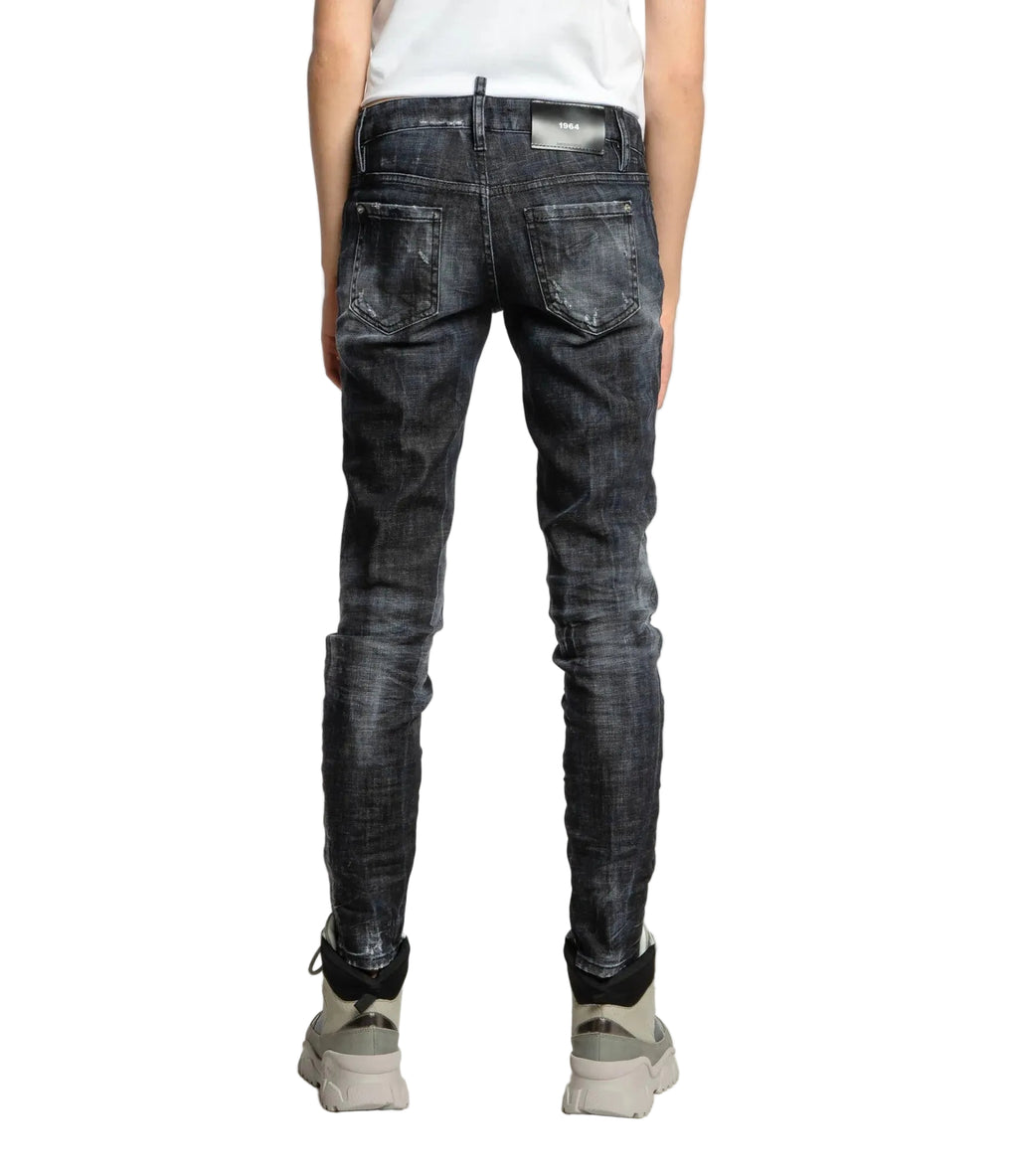 Dsquared2 Women's 5-Pocket Stretch Denim Jeans - Black