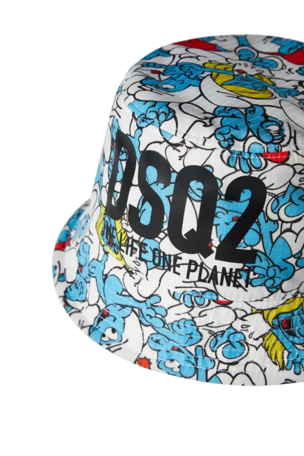 Dsquared2 Women's Smurfs Allover Print Recycled Ripstop Hat - Multicolor