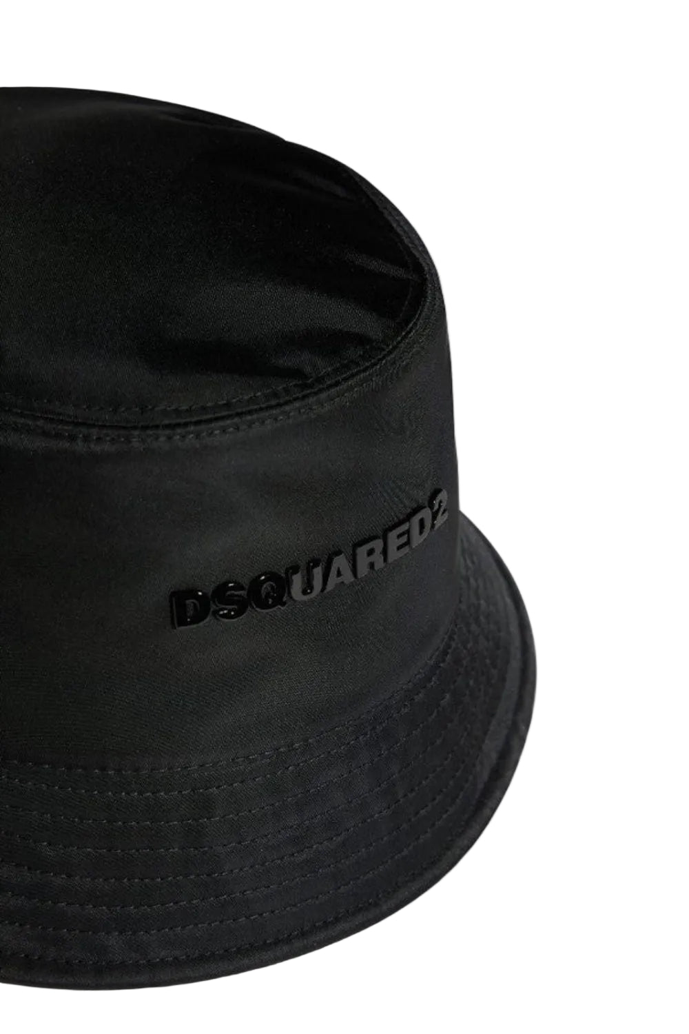 Dsquared2 Men's Metal Logo Nylon Hat - Black
