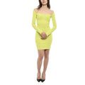 Dsquared2 Women's Square Neck Dress - Blazing Yellow