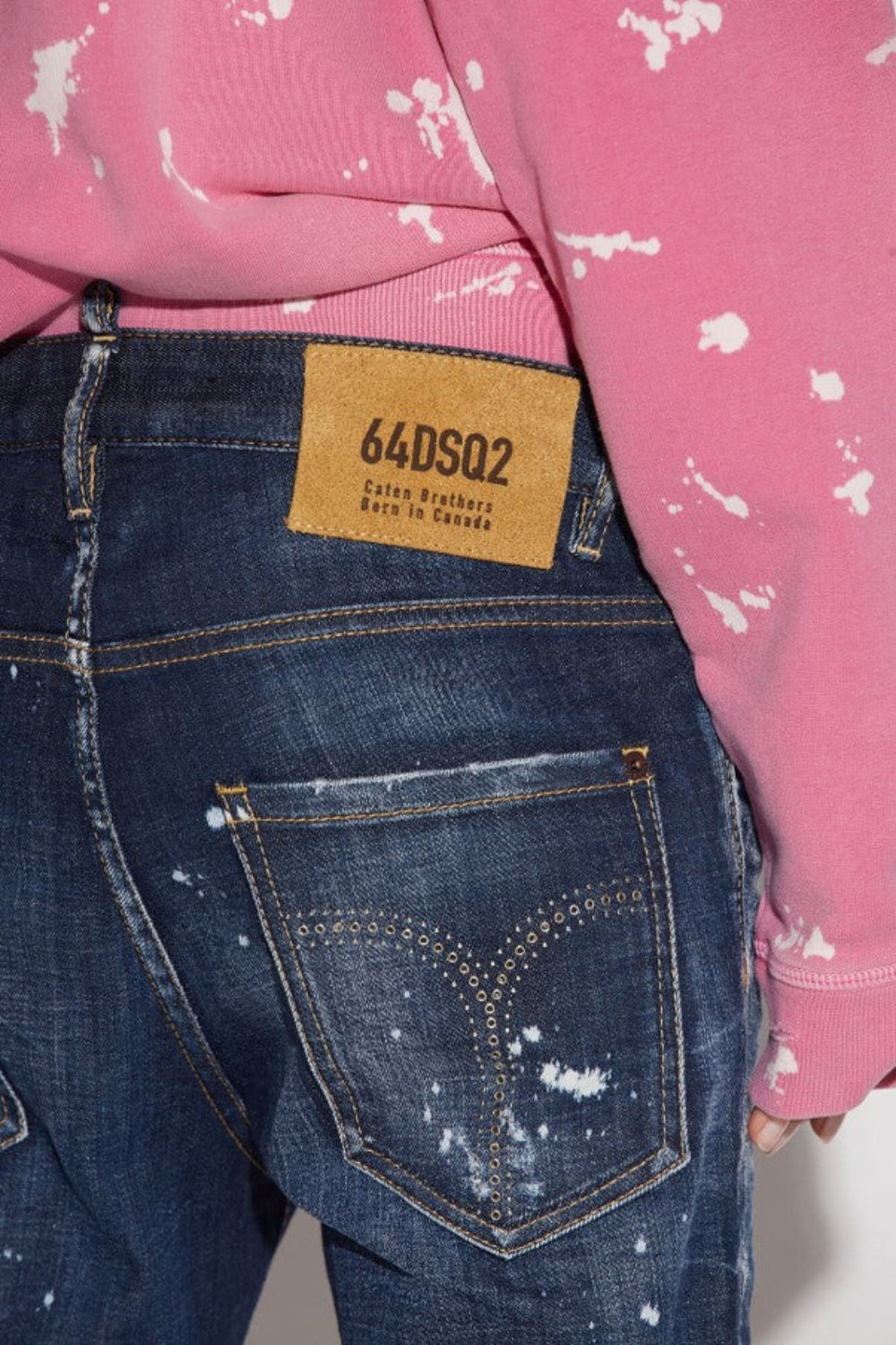 Dsquared2 Women's Cool Girl Crop Denim Jeans - Navy Blue