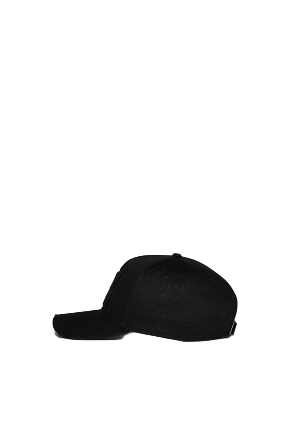 Dsquared2 Men's Shiny Ibra Print Cotton Gabardine Baseball Cap - Black