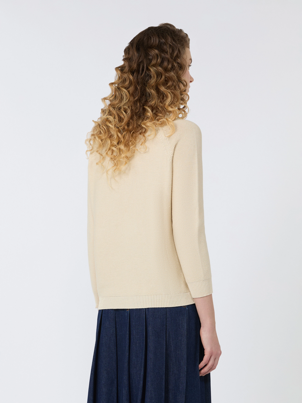 Max Mara Women's Renania Classic Knitwear in Off-White – Size M