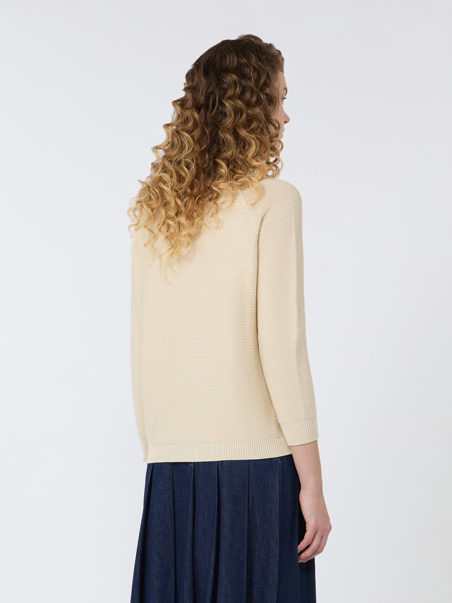 Max Mara Women's Renania Classic Knitwear in Off-White – Size M