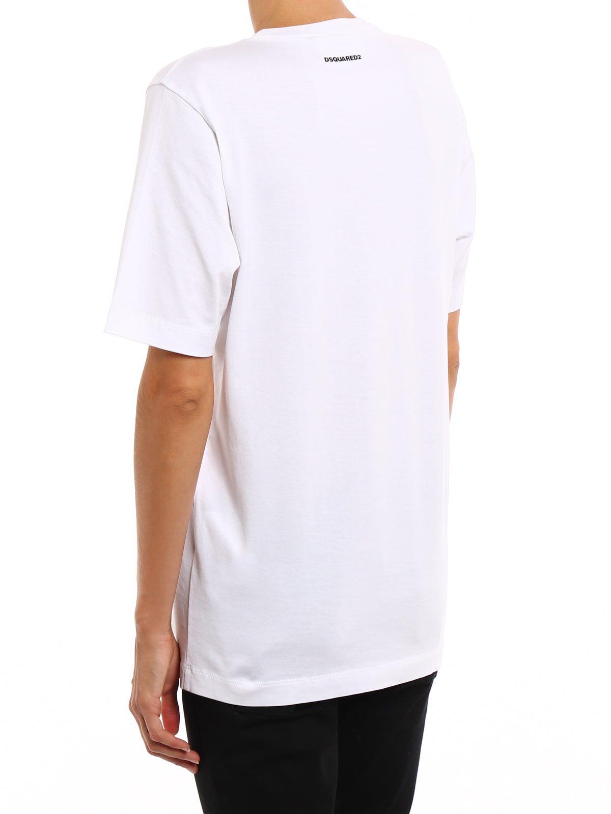 Dsquared2 Men's White Damnation Print Cotton T-Shirt XXL