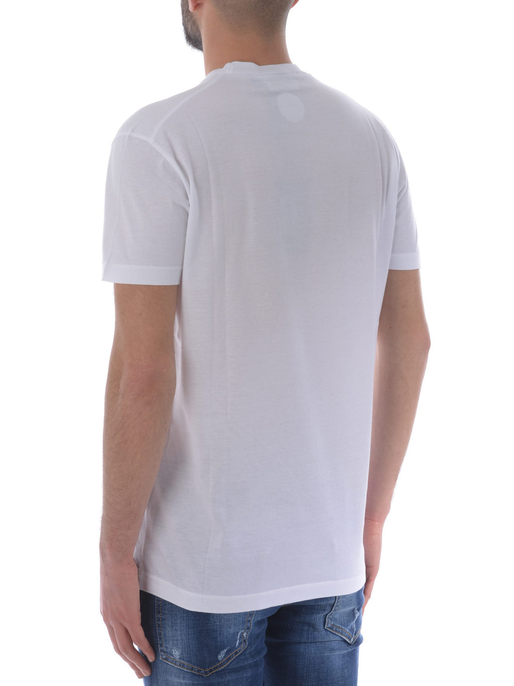 Dsquared2 Men's Savage Print Graphic Cotton T-Shirt - White