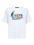 Dsquared2 Women's White Graphic T-Shirt