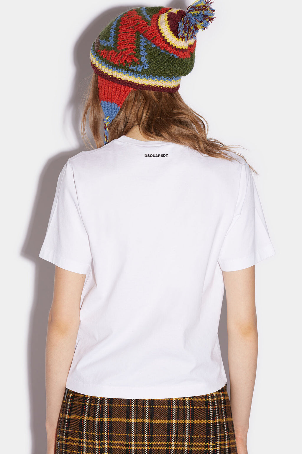Dsquared2 Women's White GTFO Slogan T-Shirt