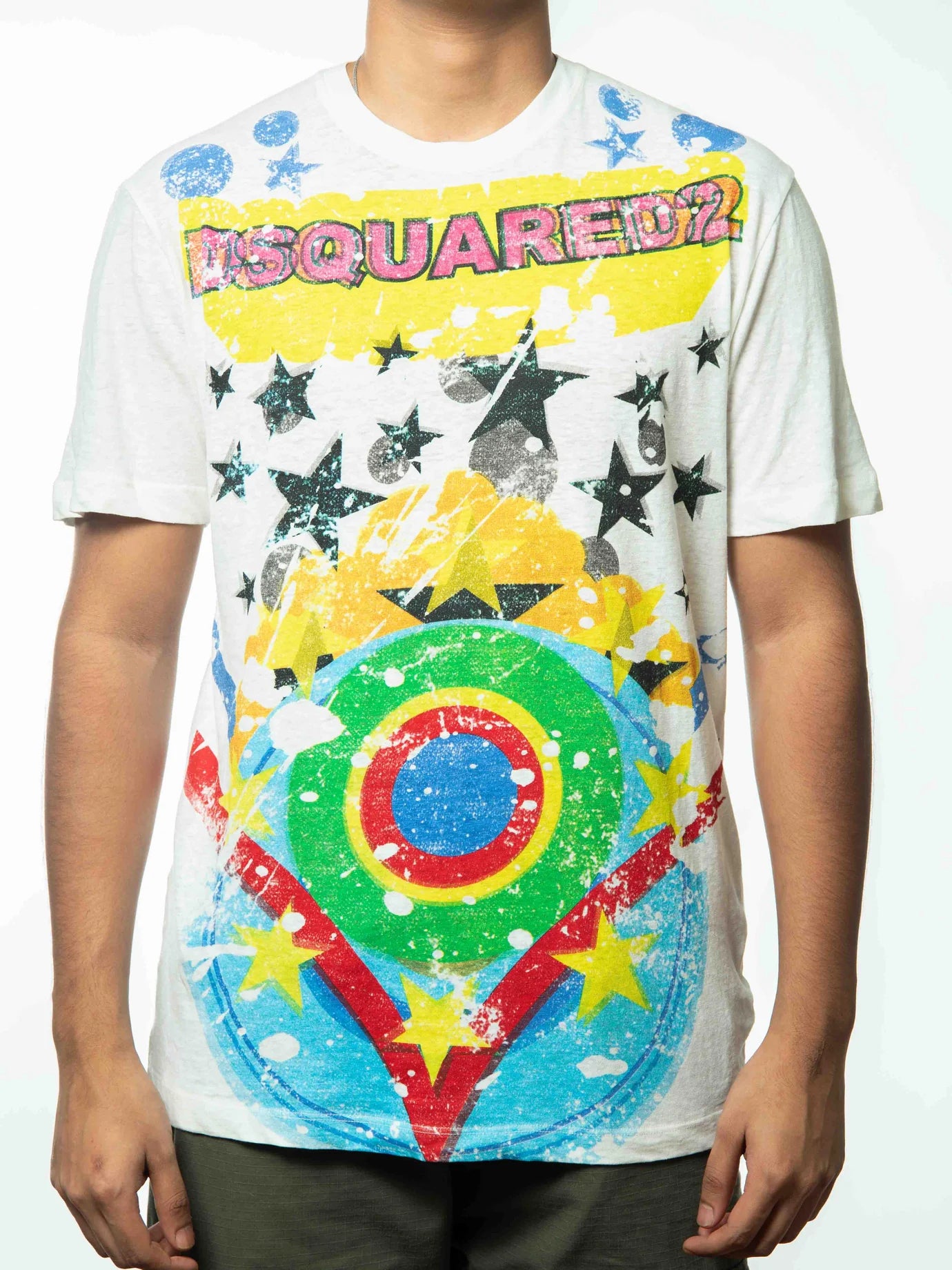 Dsquared2 Women's Splatter Star Print T-Shirt