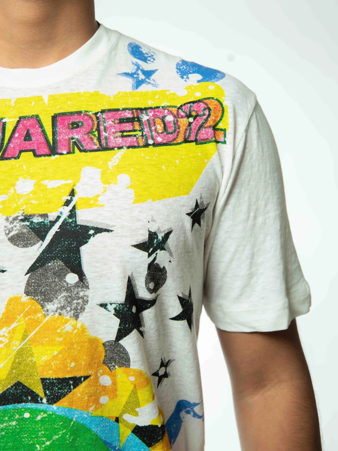 Dsquared2 Women's Splatter Star Print T-Shirt