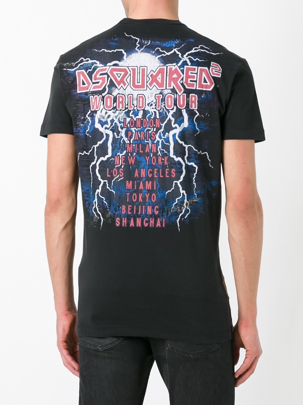 Dsquared2 Women's Sisters From Hell Concert Cotton T-Shirt - Black