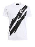 Dsquared2 Women's White Sequined Embroidered T-Shirt