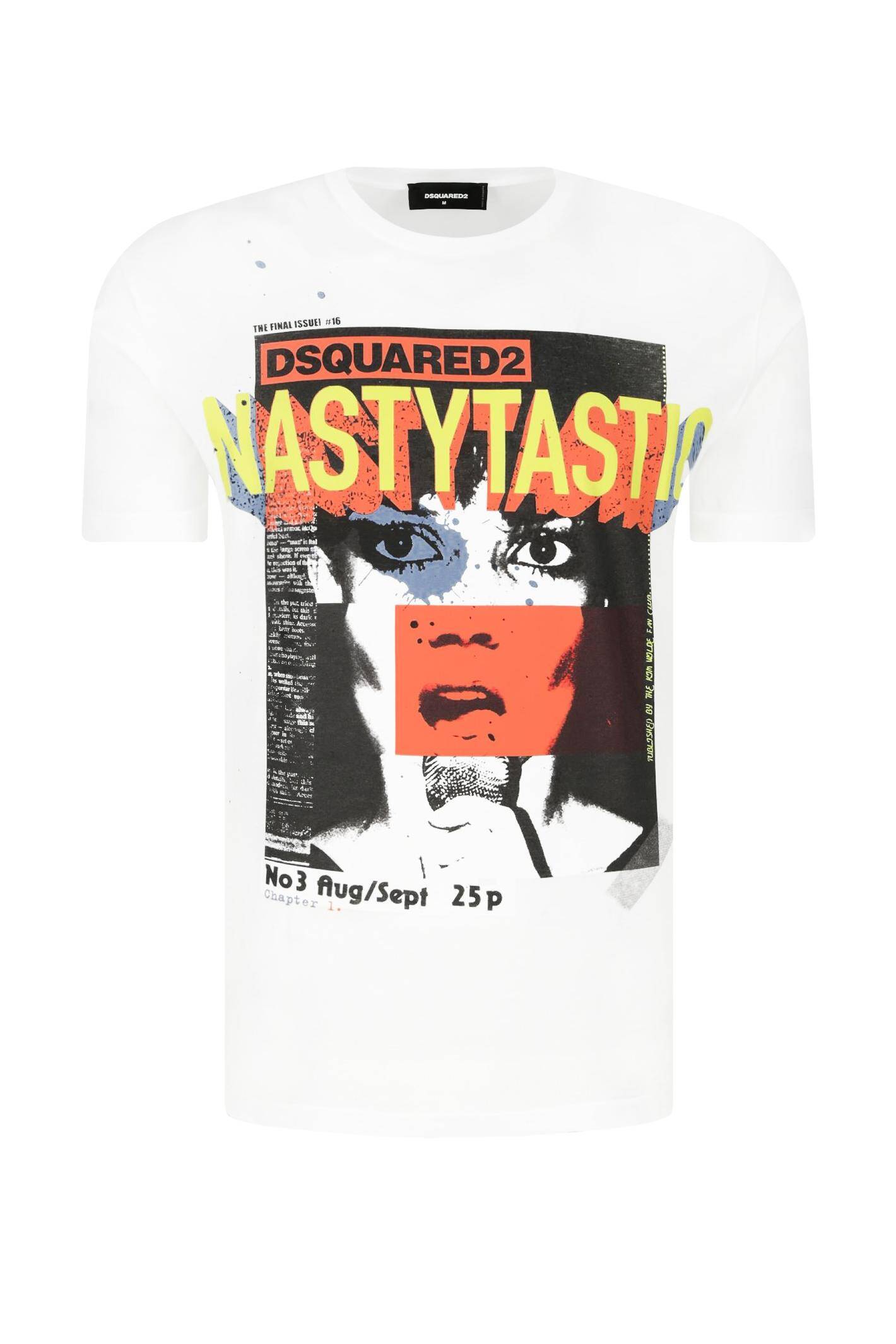 Dsquared2 Men's Front Logo Graphic Cotton T-Shirt - White