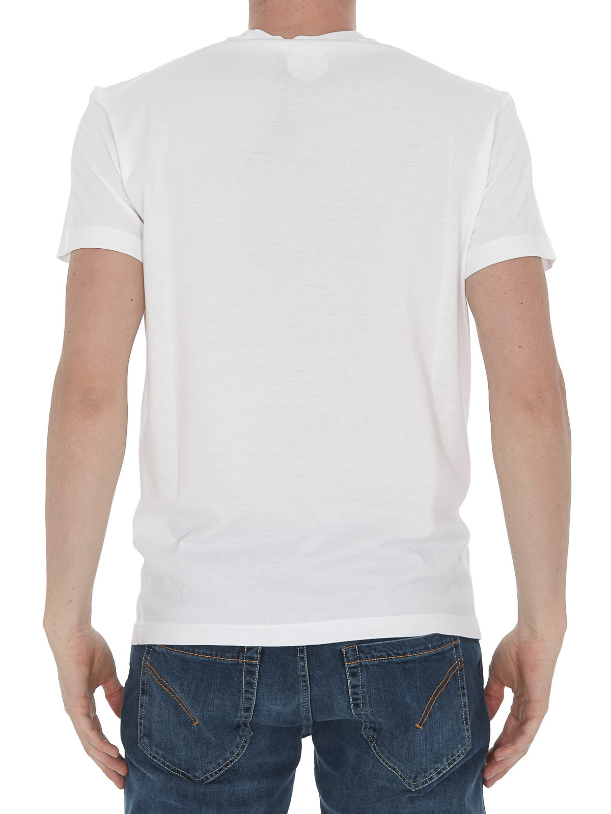 Dsquared2 Men's Mouth Print Graphic Cotton T-Shirt - White