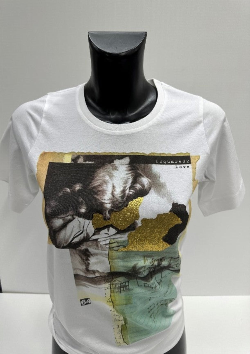 Dsquared2 Women's Love Graphic Print Cotton T-Shirt - White - XXS