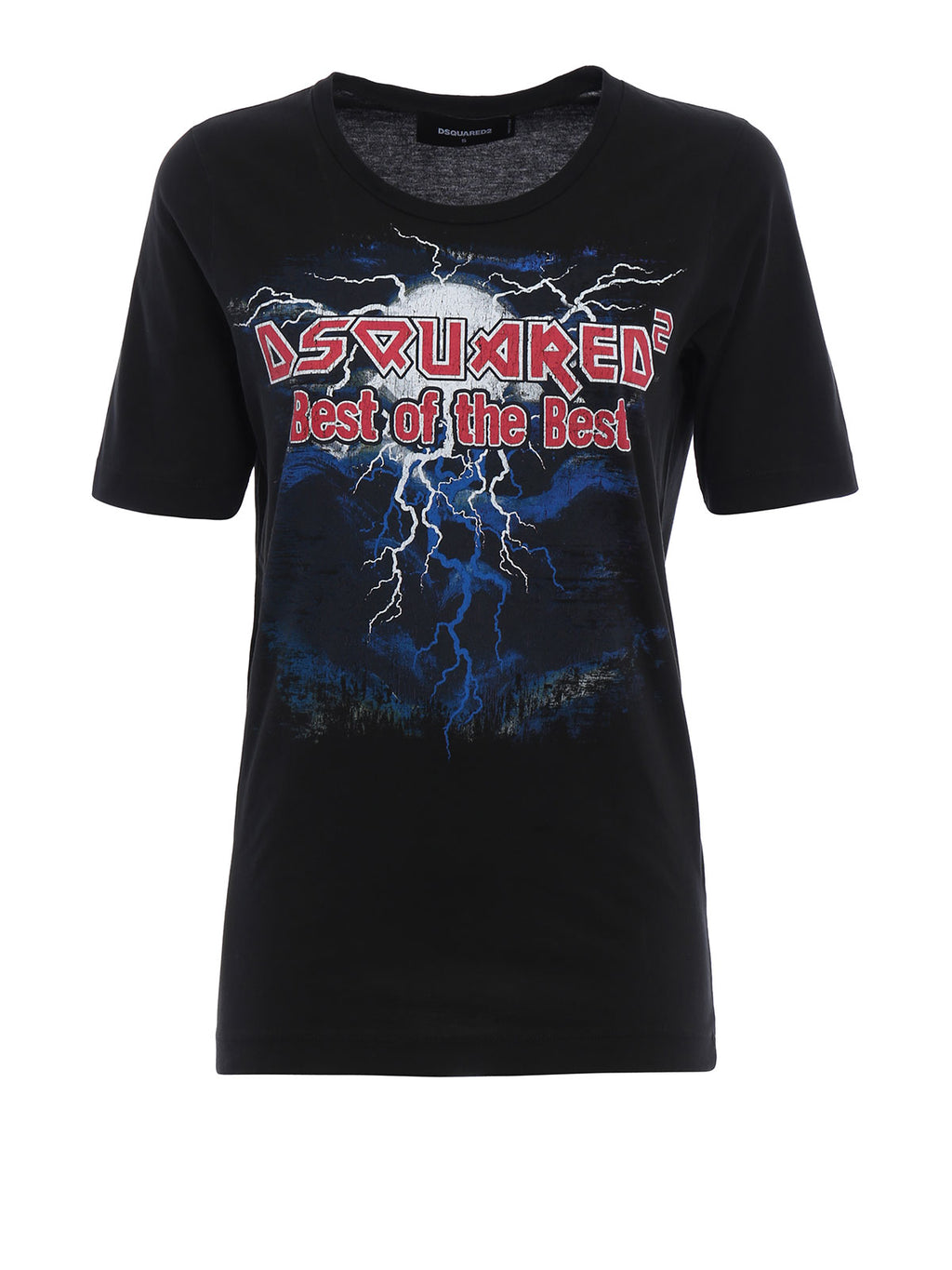 Dsquared2 Women's Best of the Best Lightning Cotton T-Shirt - Black