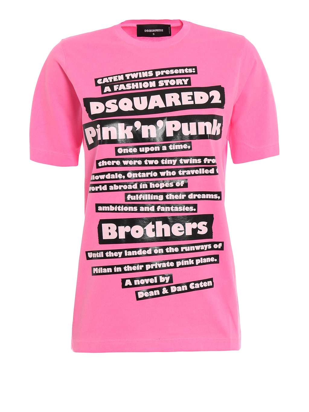 Dsquared2 Women's Novel Print Cotton T-Shirt - Pink