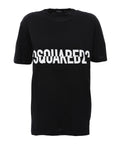 Dsquared2 Women's Staggered Logo Print Cotton T-Shirt - Black