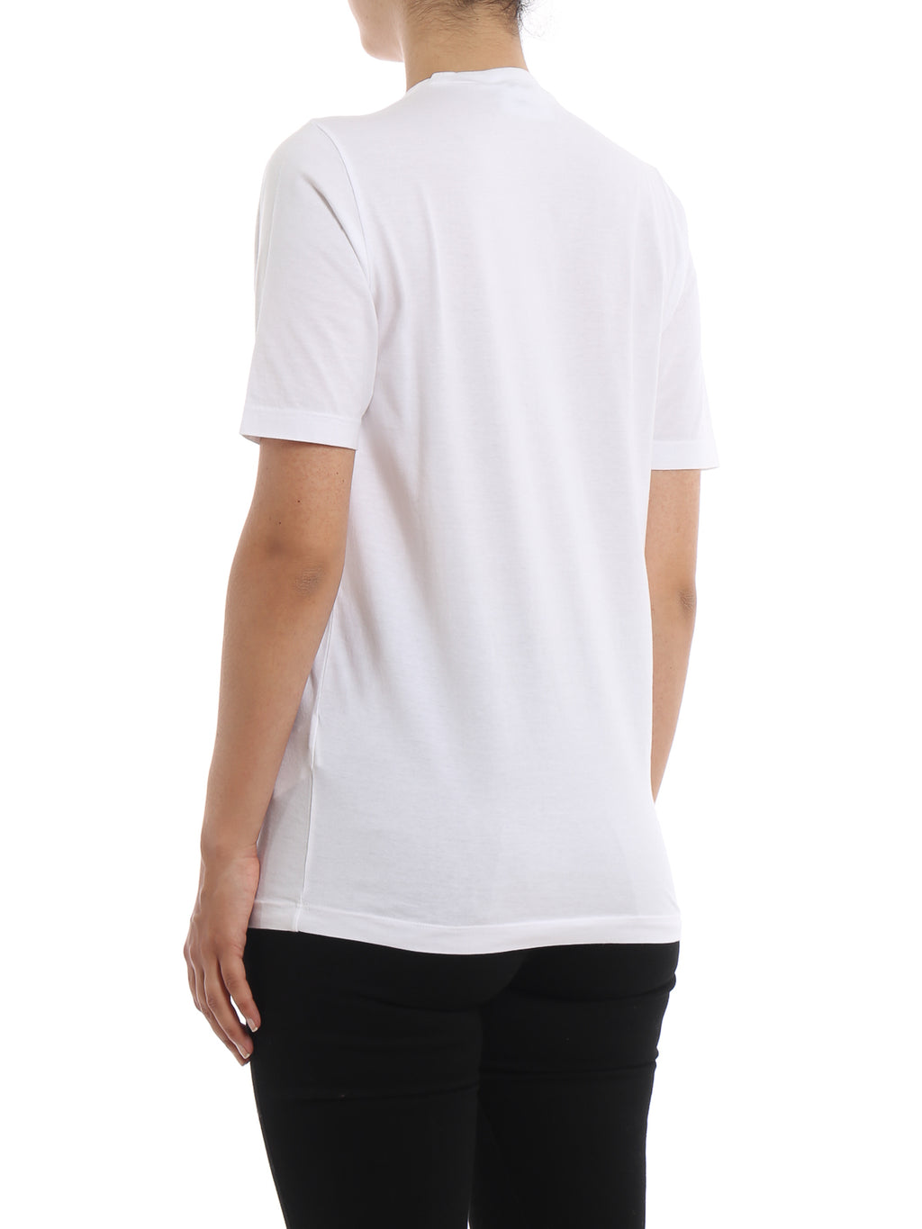 Dsquared2 Women's Born In Canada Made In Italy Cotton T-Shirt - White