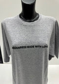 Dsquared2 Women's Made With Love Logo Cotton T-Shirt - Grey