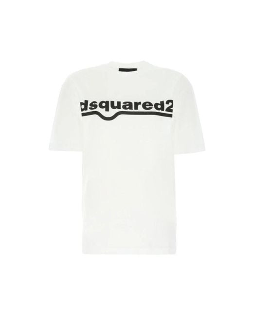 Dsquared2 Women's Classic Logo Cotton T-Shirt - White