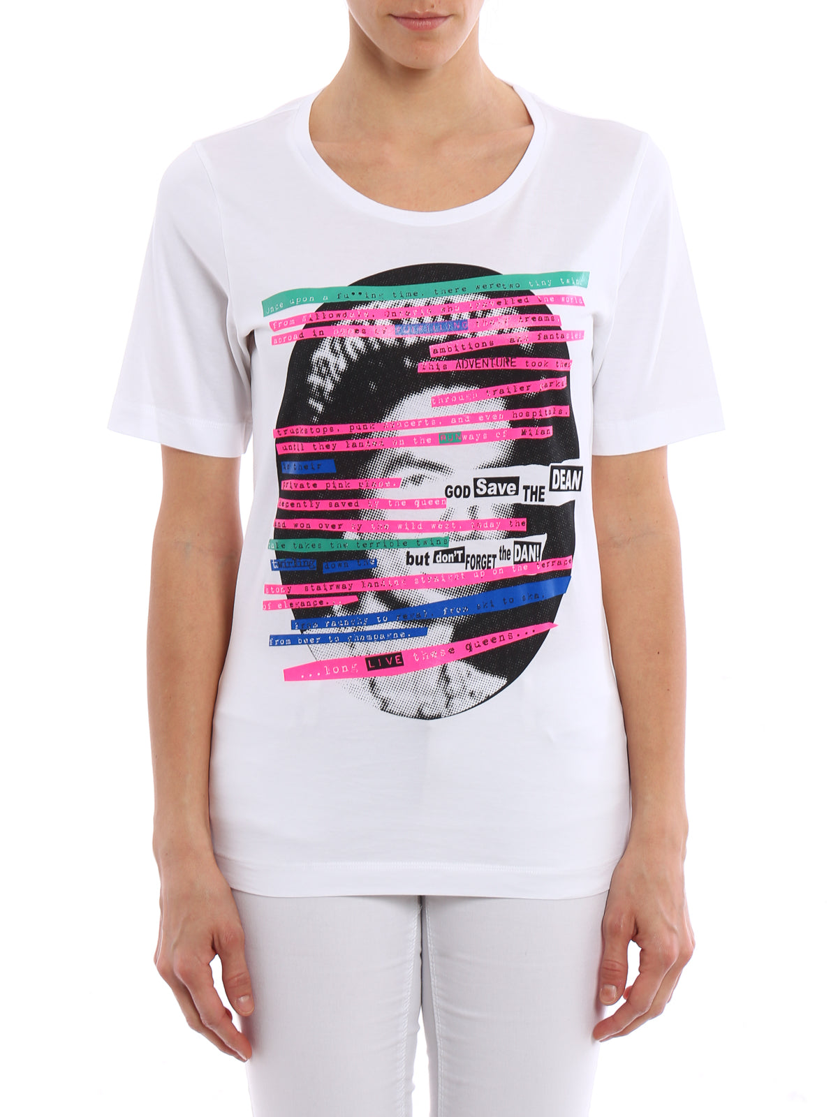 Dsquared2 Women's Logo Print Cotton T-Shirt - White