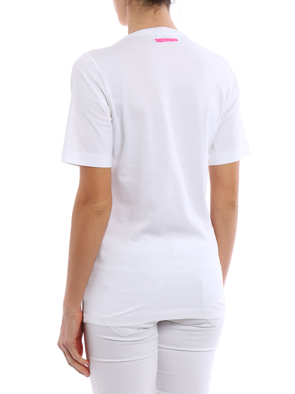 Dsquared2 Women's Logo Print Cotton T-Shirt - White