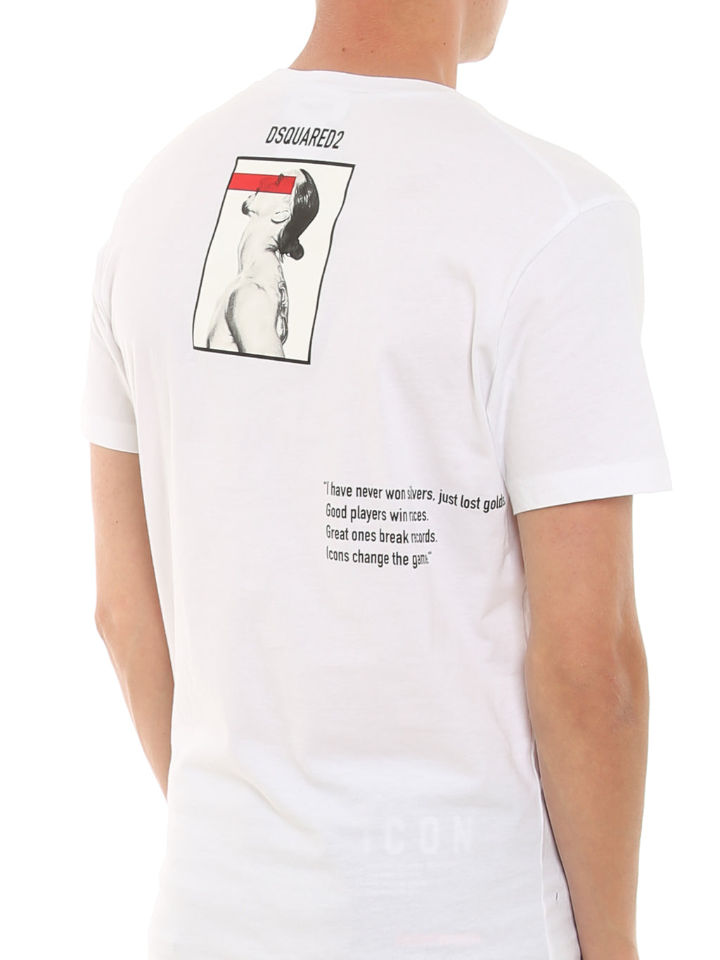 Dsquared2 Women's White Icon Graphic T-Shirt - M