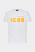 Dsquared2 Women's White Icon Blur Graphic T-Shirt Size S