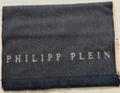Philipp Plein Logo Scarf - Beige-Black
