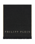 Philipp Plein Logo Scarf - Beige-Black