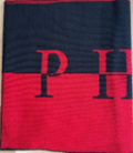 Philipp Plein Logo Scarf - Black/Red