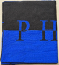 Philipp Plein Logo Scarf - Blue-Black