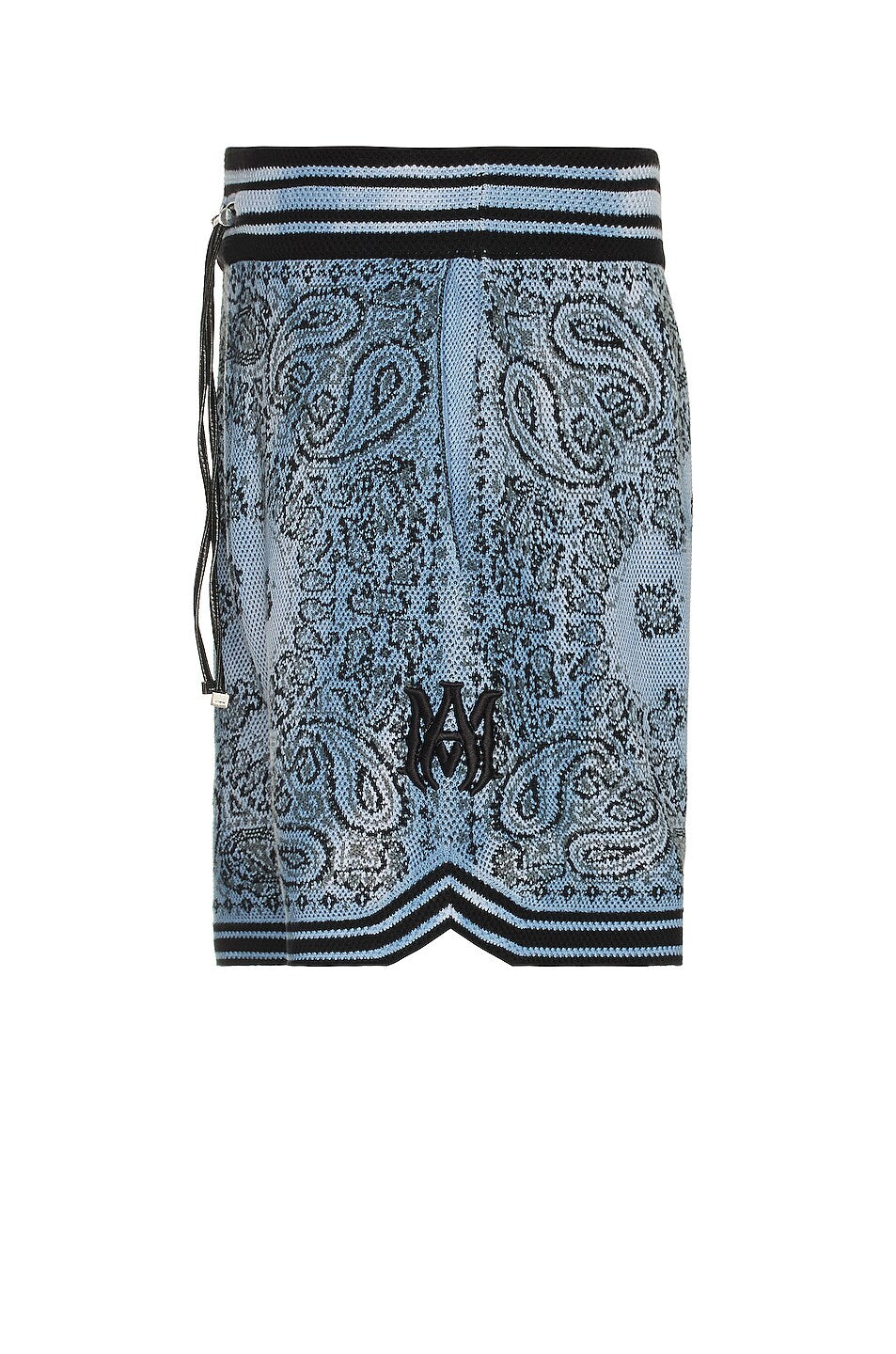 Amiri Men's Blue Bandana Basketball Shorts