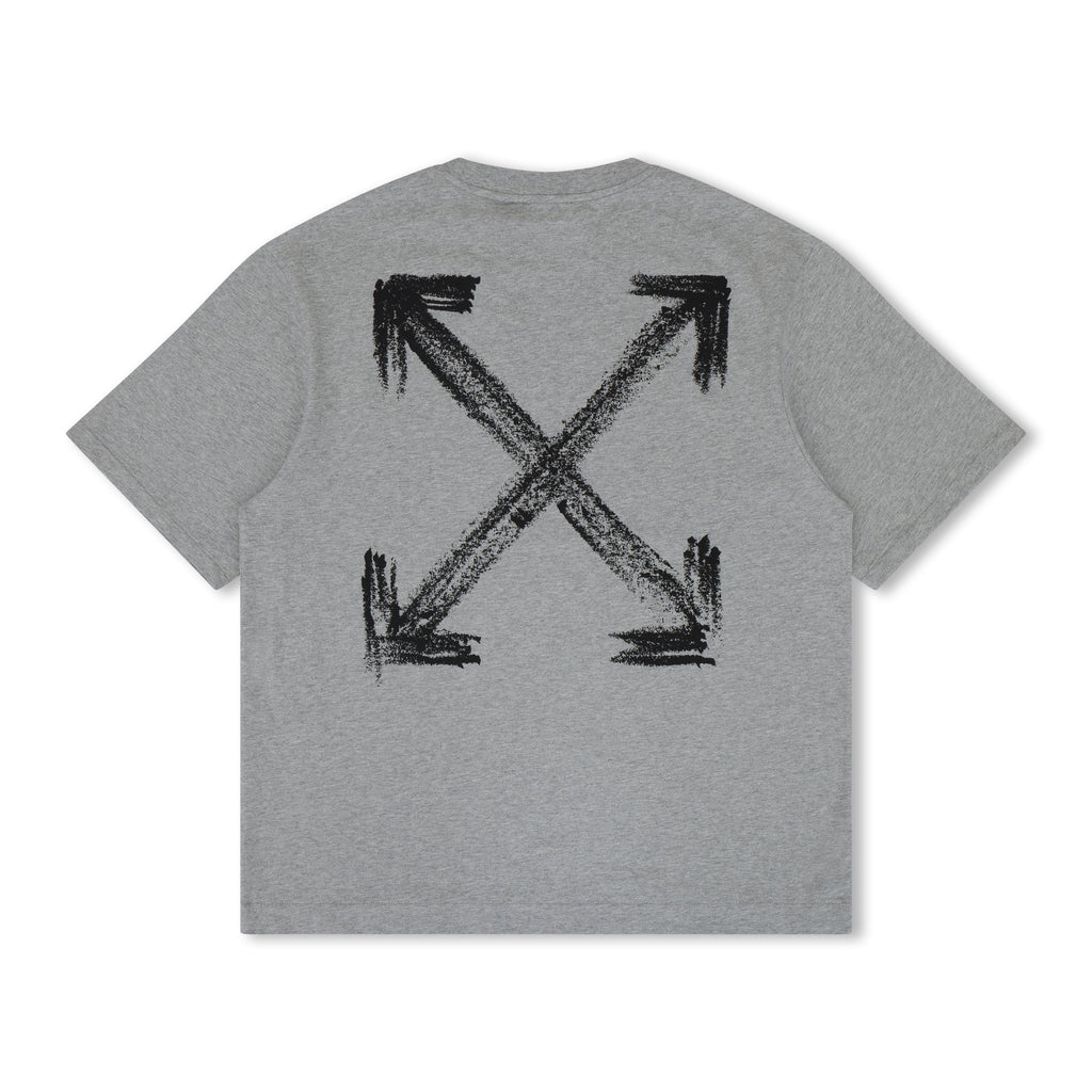 Off-White - Chalk Arrow Skate Fit Tee Heather Grey
