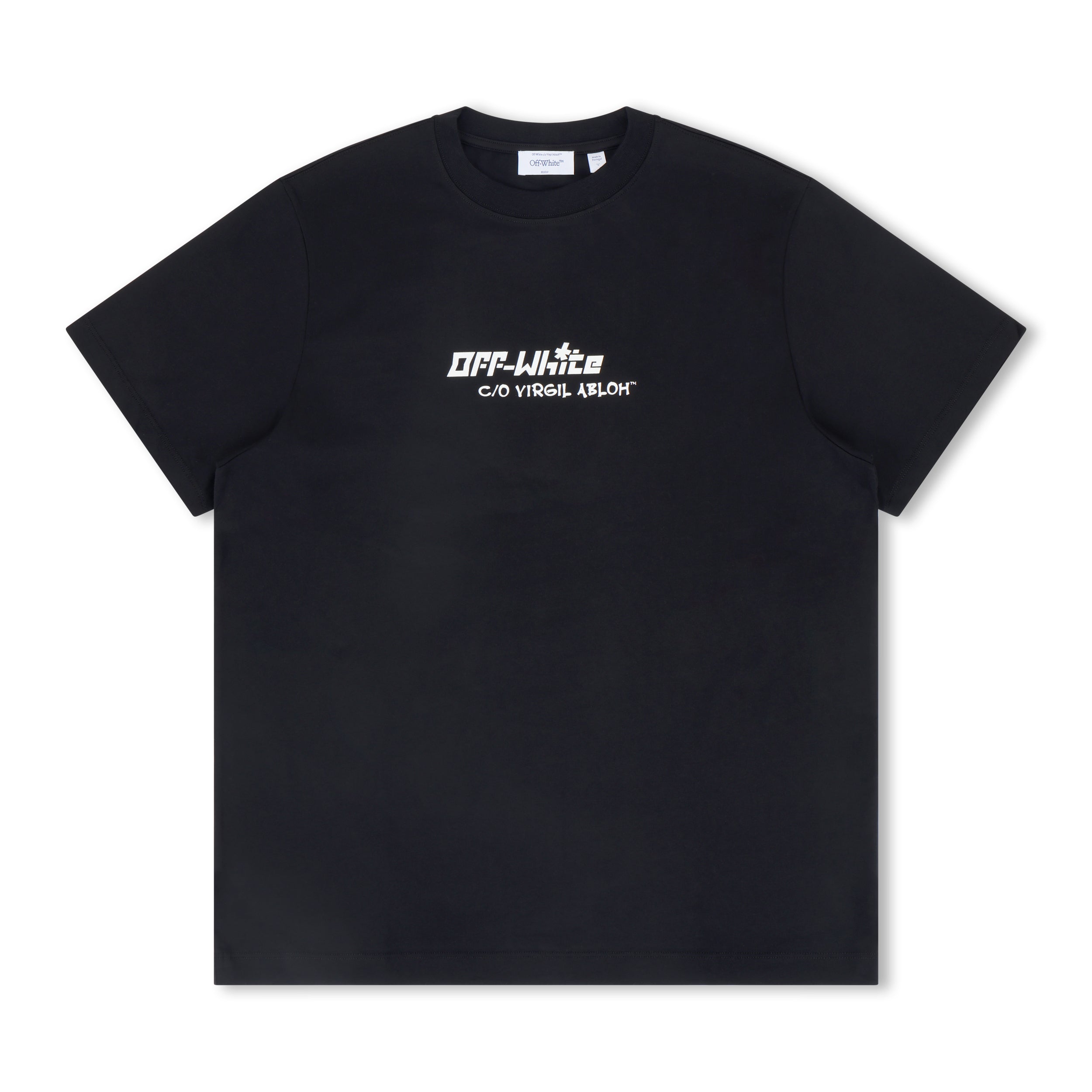 Off-White Cryst Croco Slim Fit Tee Black
