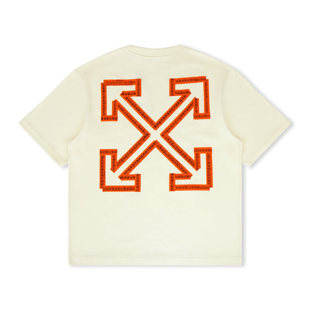 Off-White - Tape Arrow Skate Fit Tee Vanilla Ice